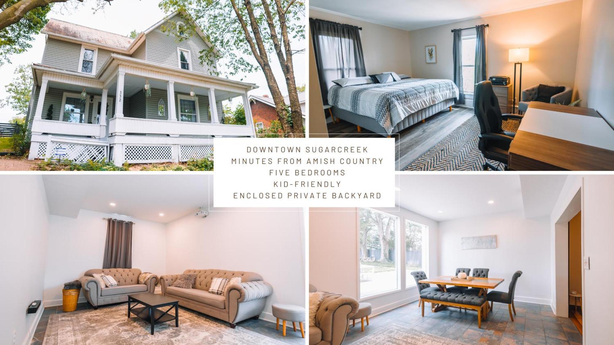 Villa Downtown Escape Great For Large Families & Groups à Sugarcreek Extérieur photo